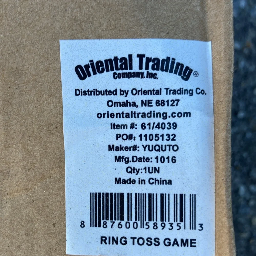Ring Toss Game for kids